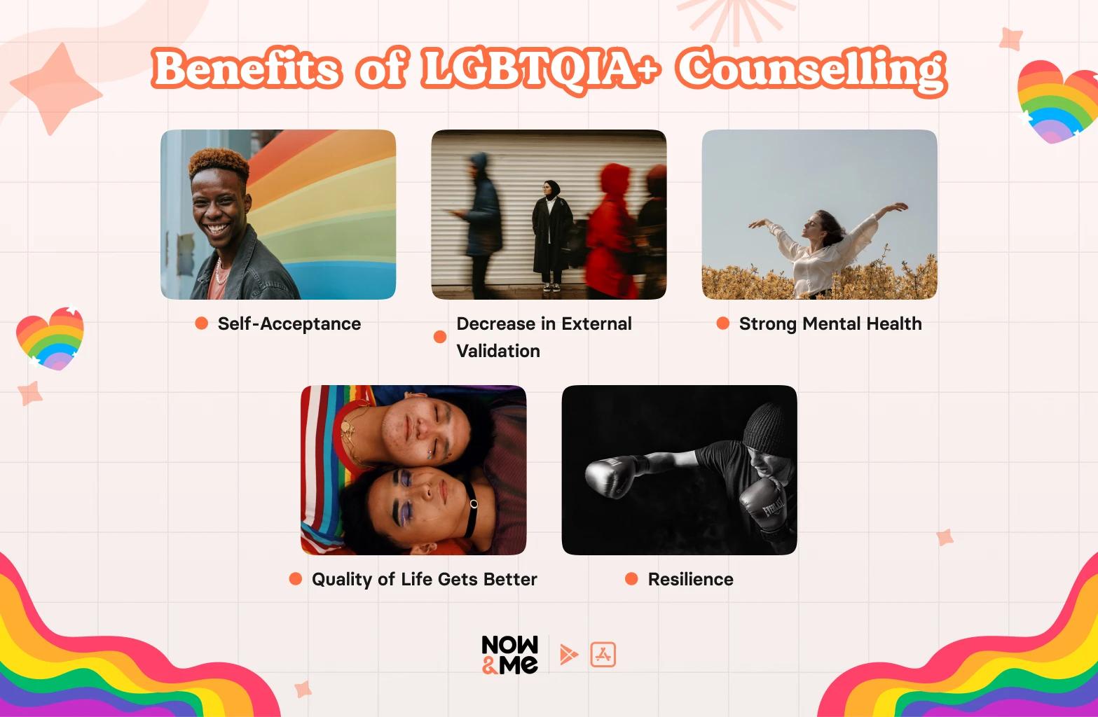 Benefits of LGBTQIA+ therapy